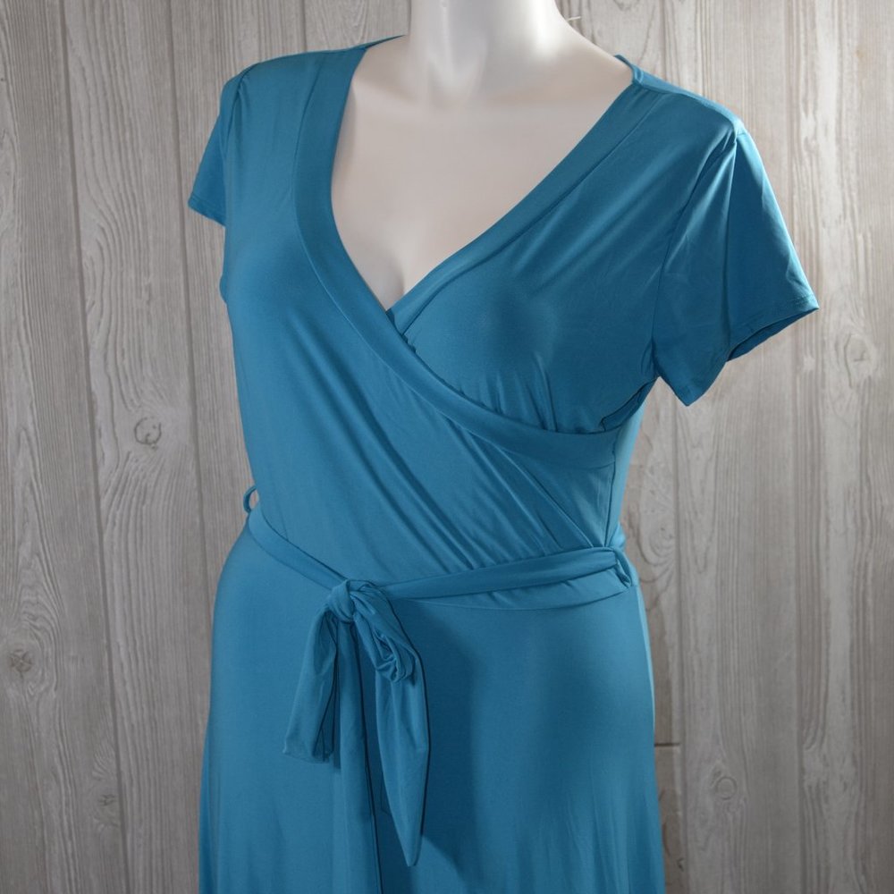 Ella Samani TEAL GREEN  Maxi Dress PLUS SIZE